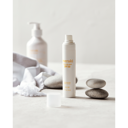 Face Sun Cream, Mildly Scented, White