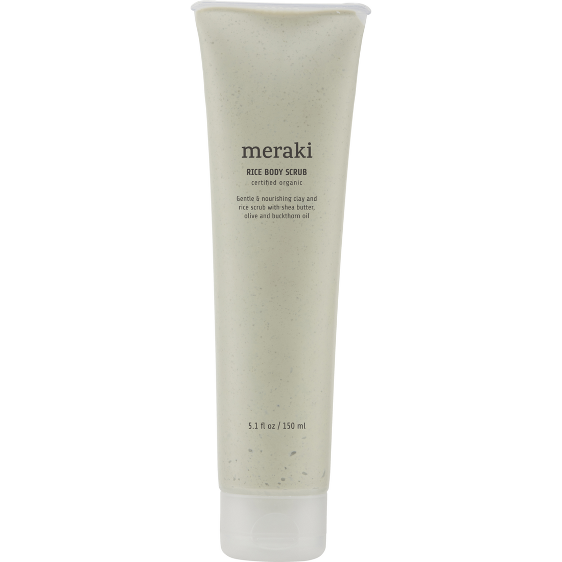 Rice body scrub, white