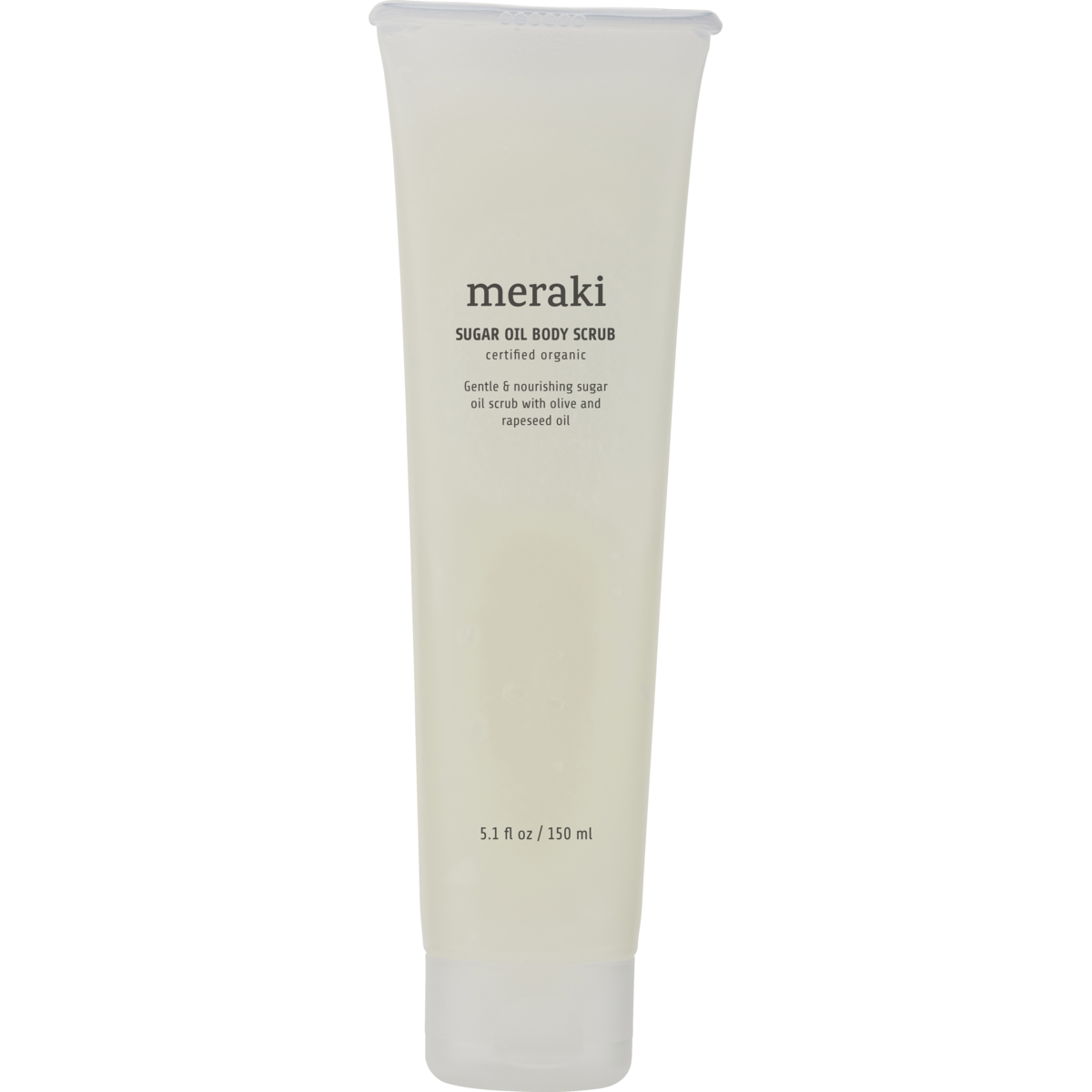 Sugar oil body scrub, white