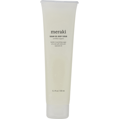 Sugar oil body scrub, white