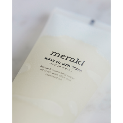 Sugar oil body scrub, white