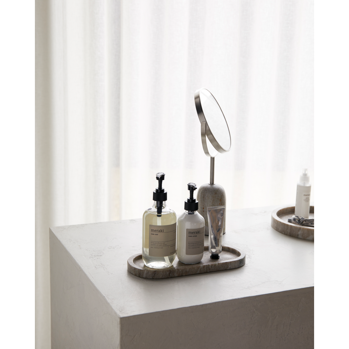 Tray, Mkmarble, beige