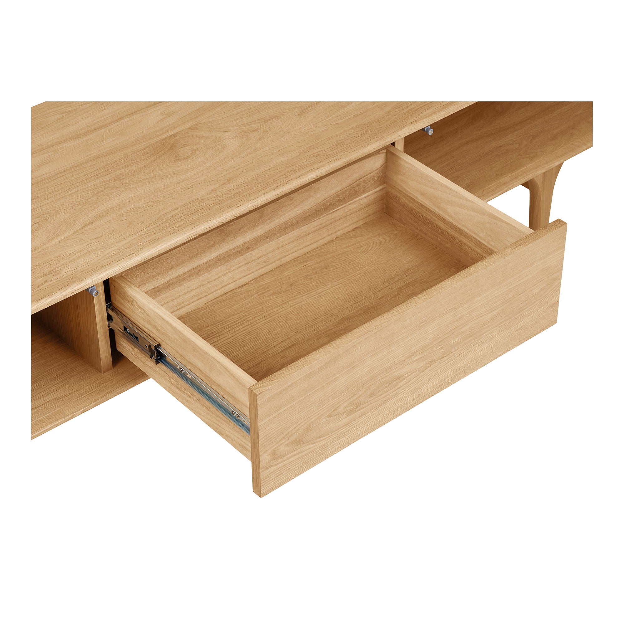 Darwin TV bench - TV bench, oak 180x45x45 cm