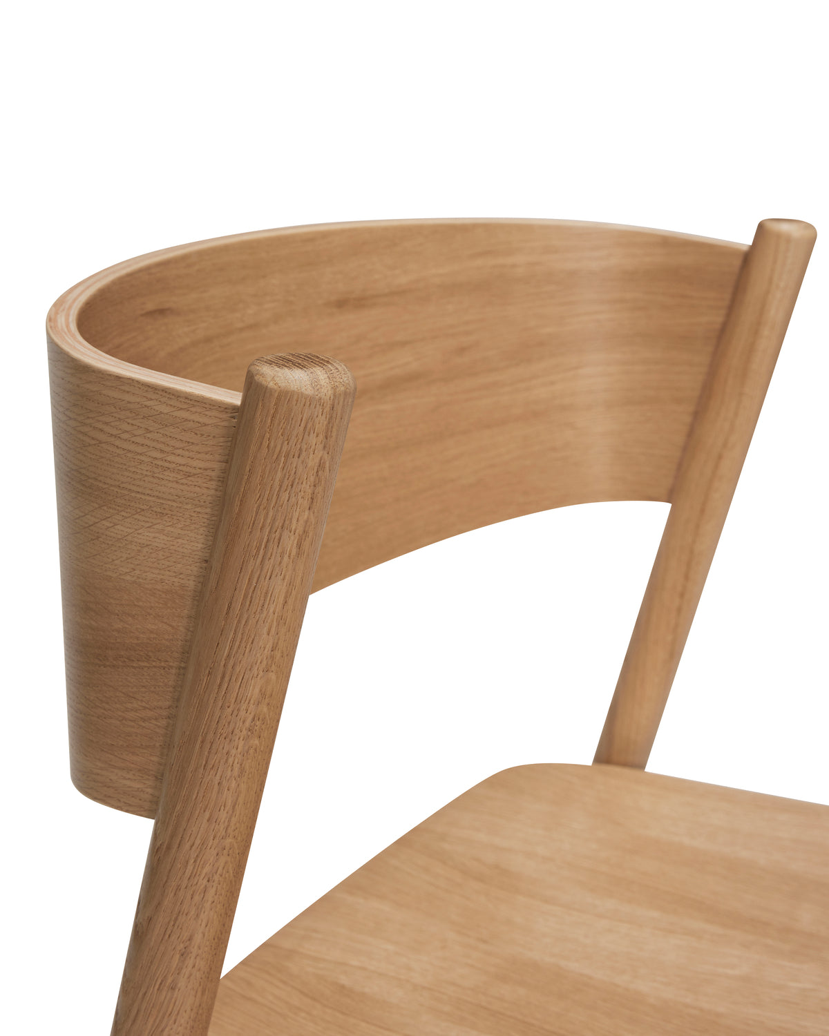 Oblique Barstool Natural - 50x55xh103cm