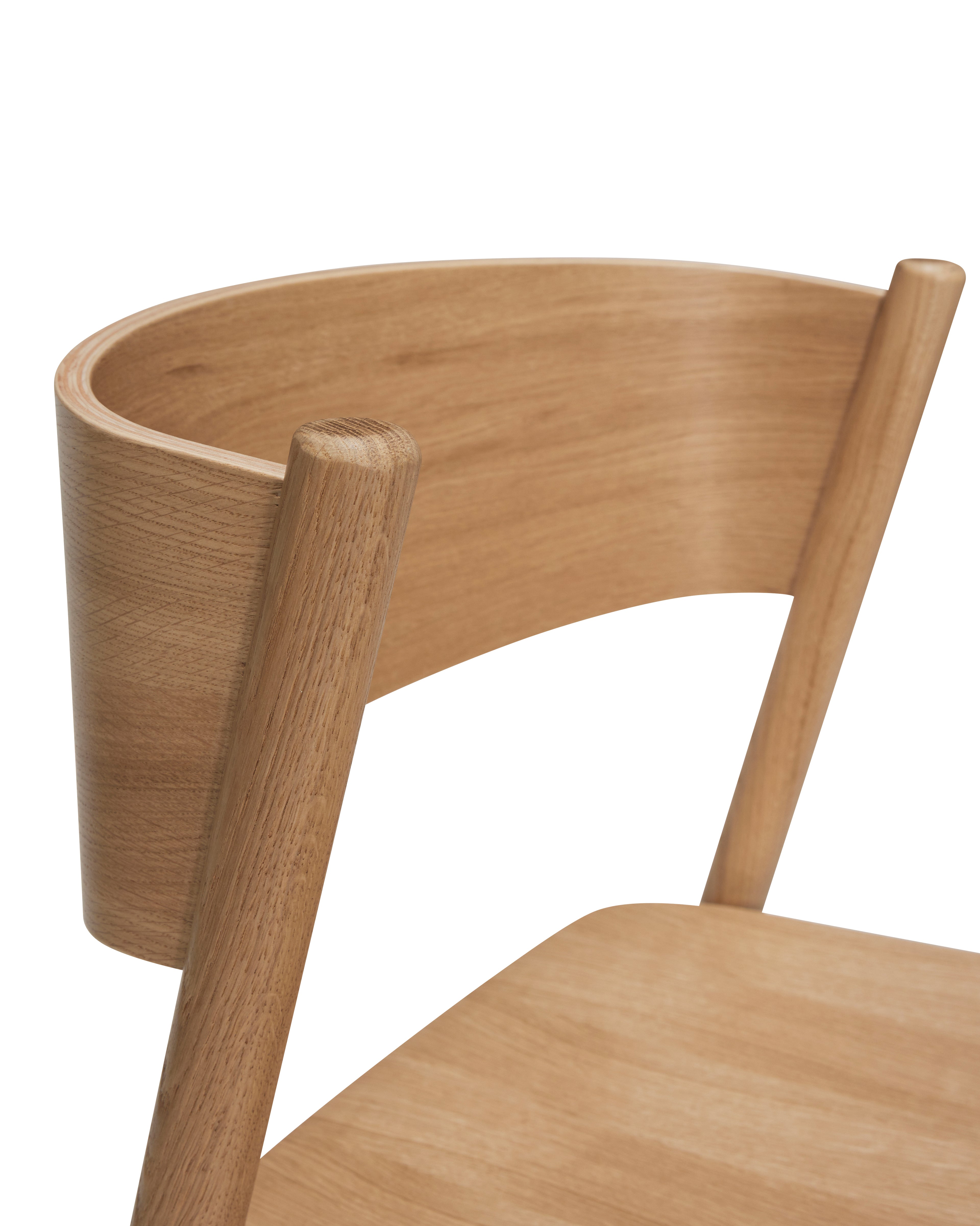 Oblique bar stool nature - 50x55xh103cm