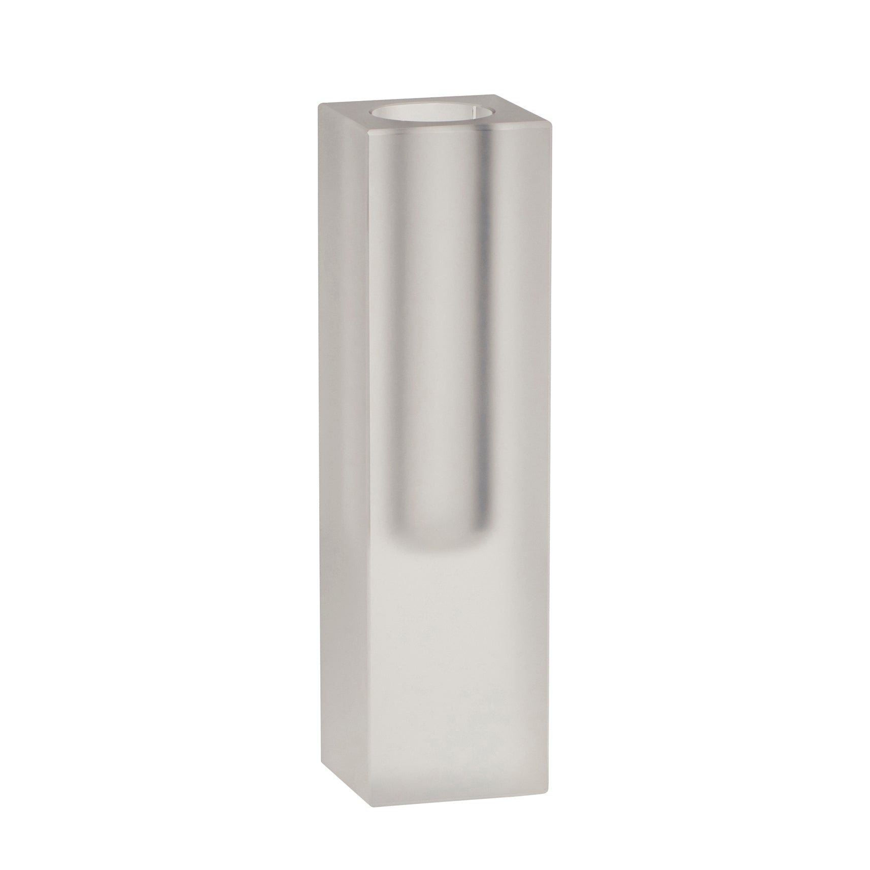 Block Vase Narrow Frosted - ø5xh18cm