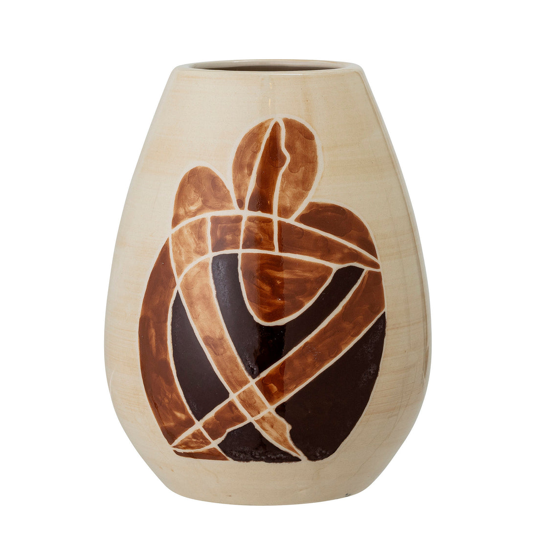 Bloomingville Jona Vase, Brown, Stoneware