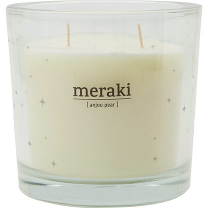 Scented candles, Advent, Anjou Pear, White