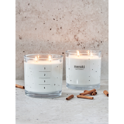 Scented candles, Advent, Anjou Pear, White