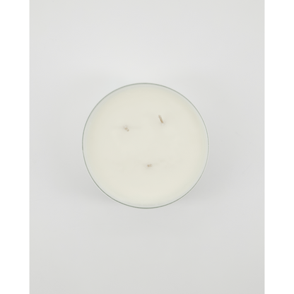 Scented candles, white garden, white