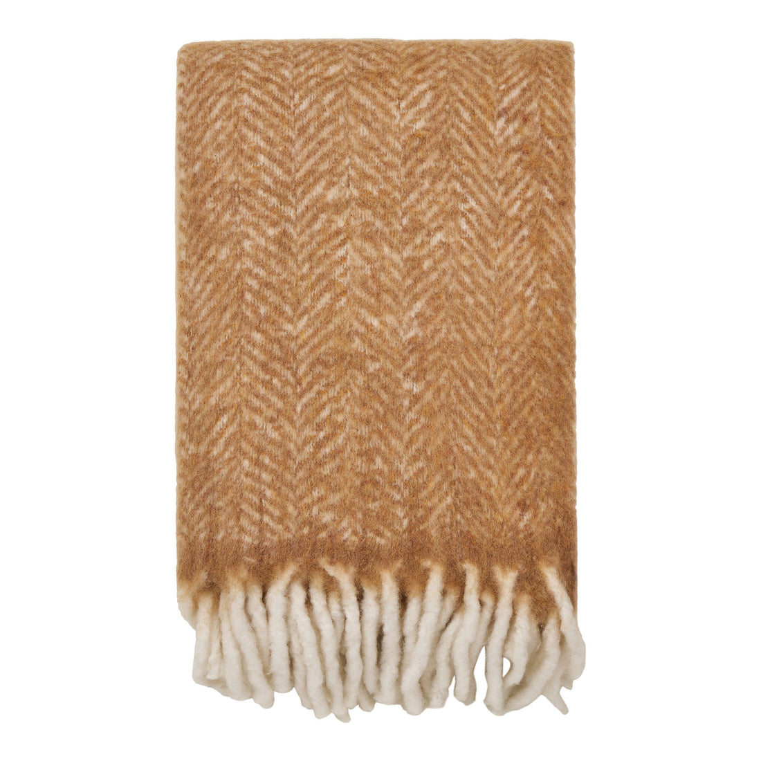 Carmel Plaid - Plaid, Wool Mix, Tan 130x170 cm