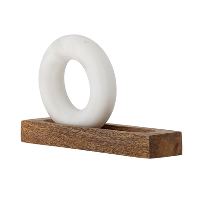 Bloomingville Manuella mortar &amp; bumps, nature, fsc® 100%, mango