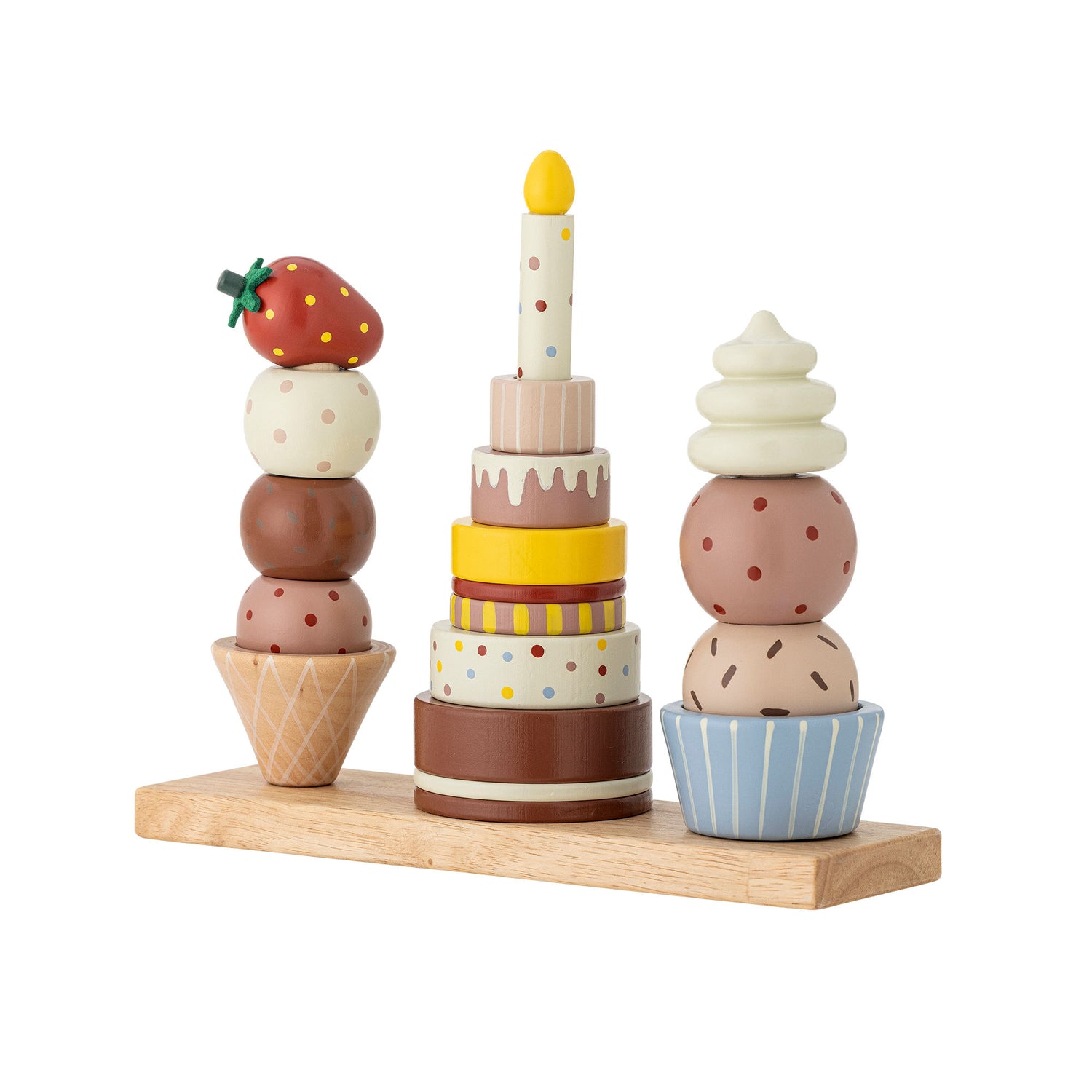 Bloomingville Mini Celebrate Activity toys, Nature, FSC®100%, beech