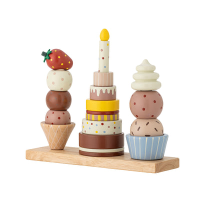Bloomingville Mini Celebrate Activity toys, Nature, FSC®100%, beech