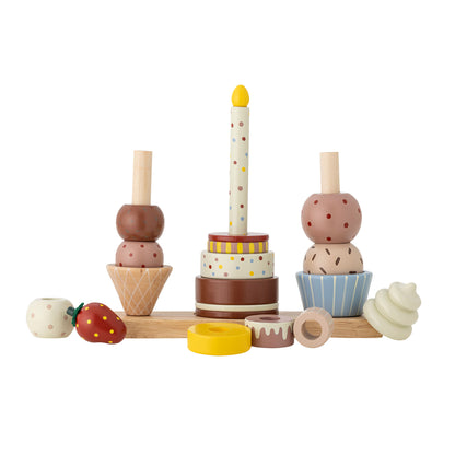 Bloomingville Mini Celebrate Activity toys, Nature, FSC®100%, beech