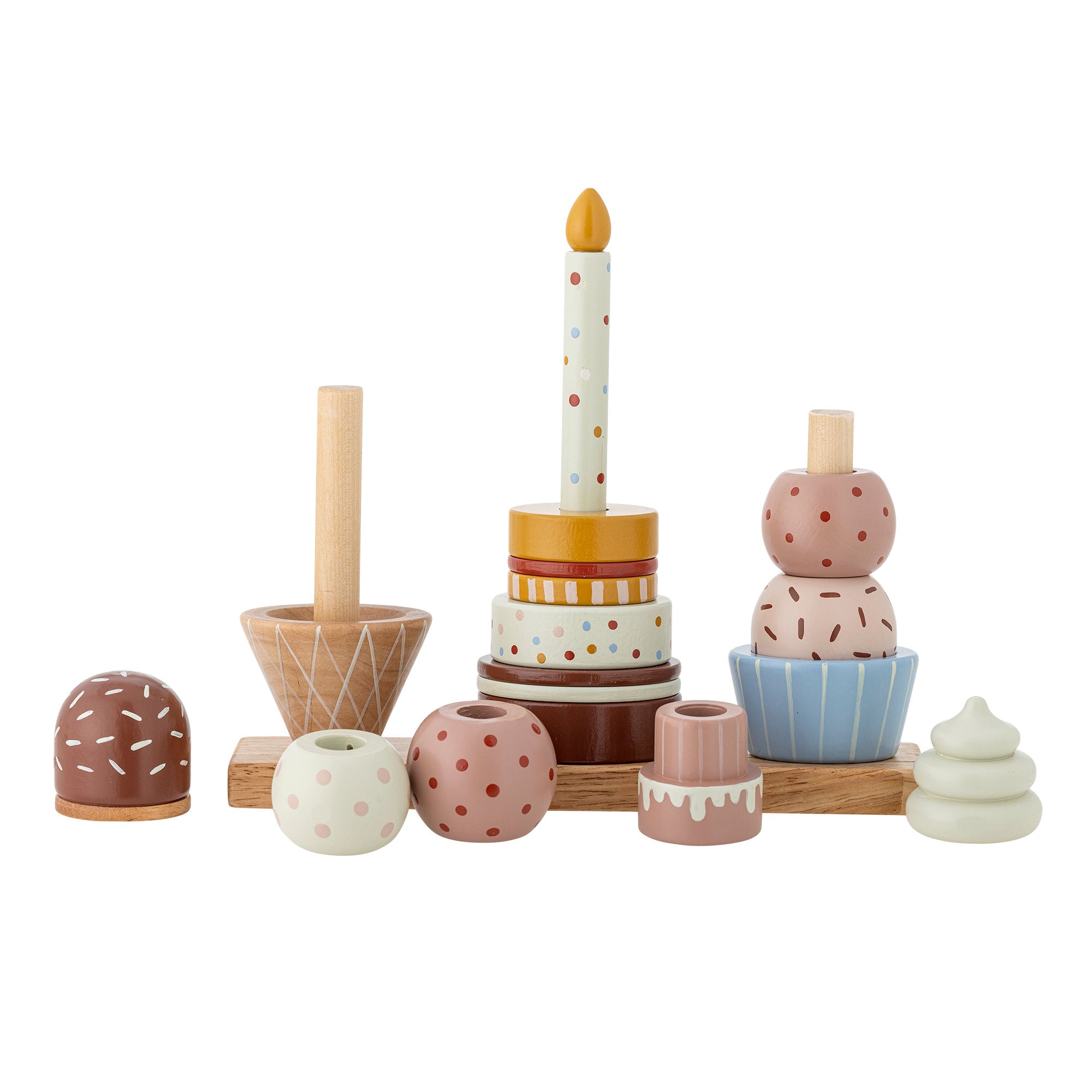 Bloomingville Mini Celebrate Activity toys, Nature, FSC®100%, beech