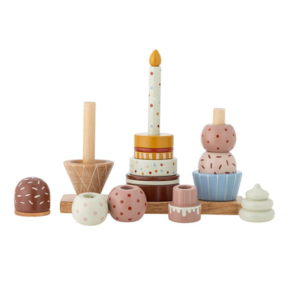 Bloomingville Mini Celebrate Activity toys, Nature, FSC®100%, beech