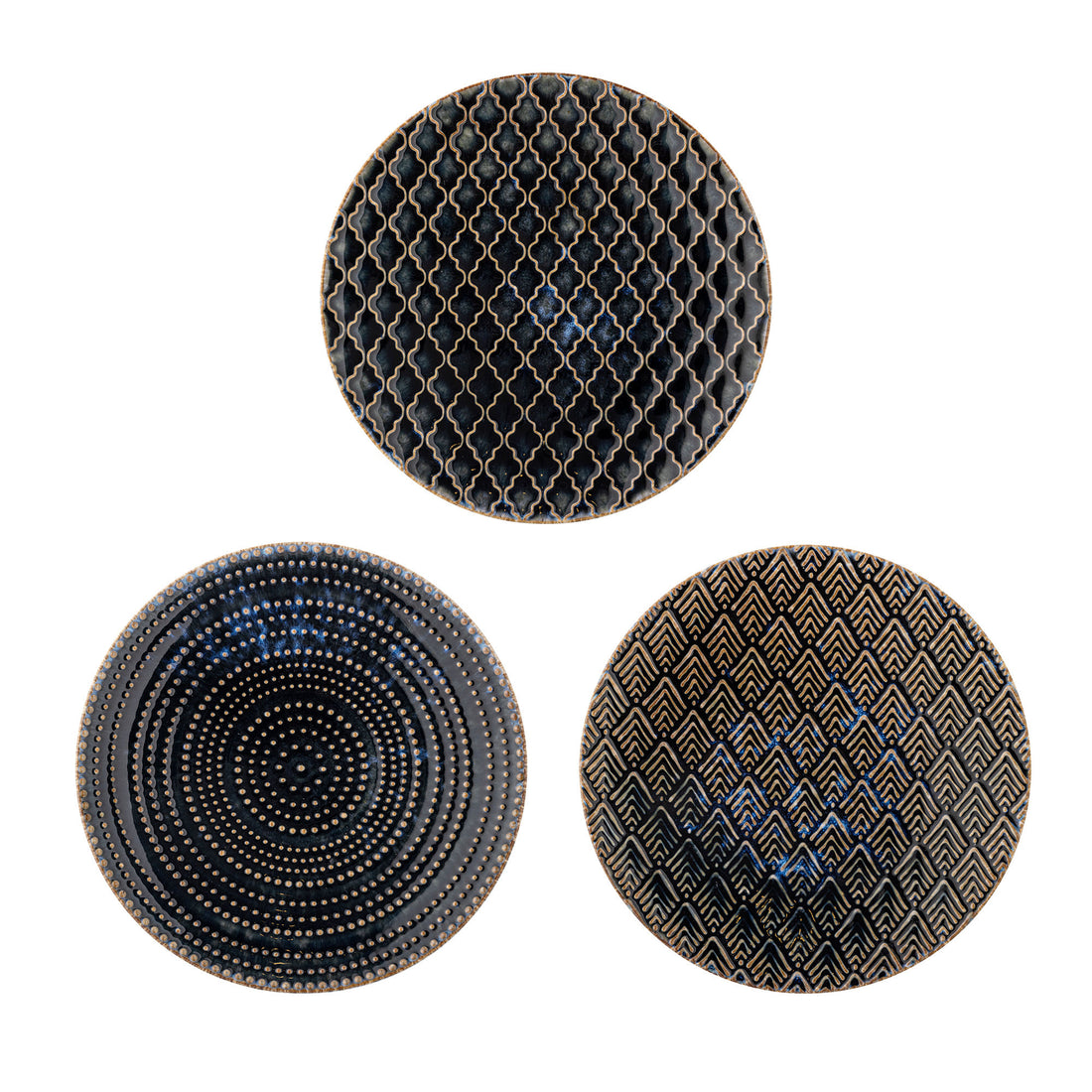 Creative Collection Elanor Plate, Blue, Stoneware