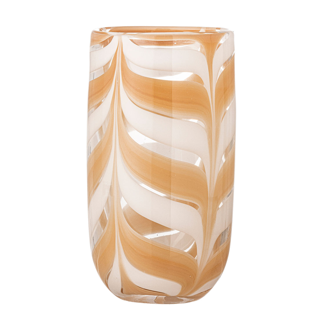 Bloomingville Taven Vase, Orange, Glass