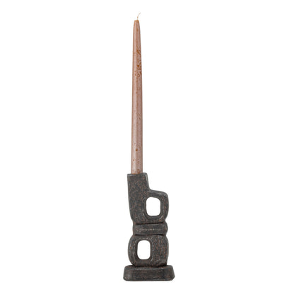 Bloomingville Sanah candlestick, black, cast iron