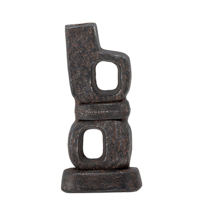 Bloomingville Sanah candlestick, black, cast iron