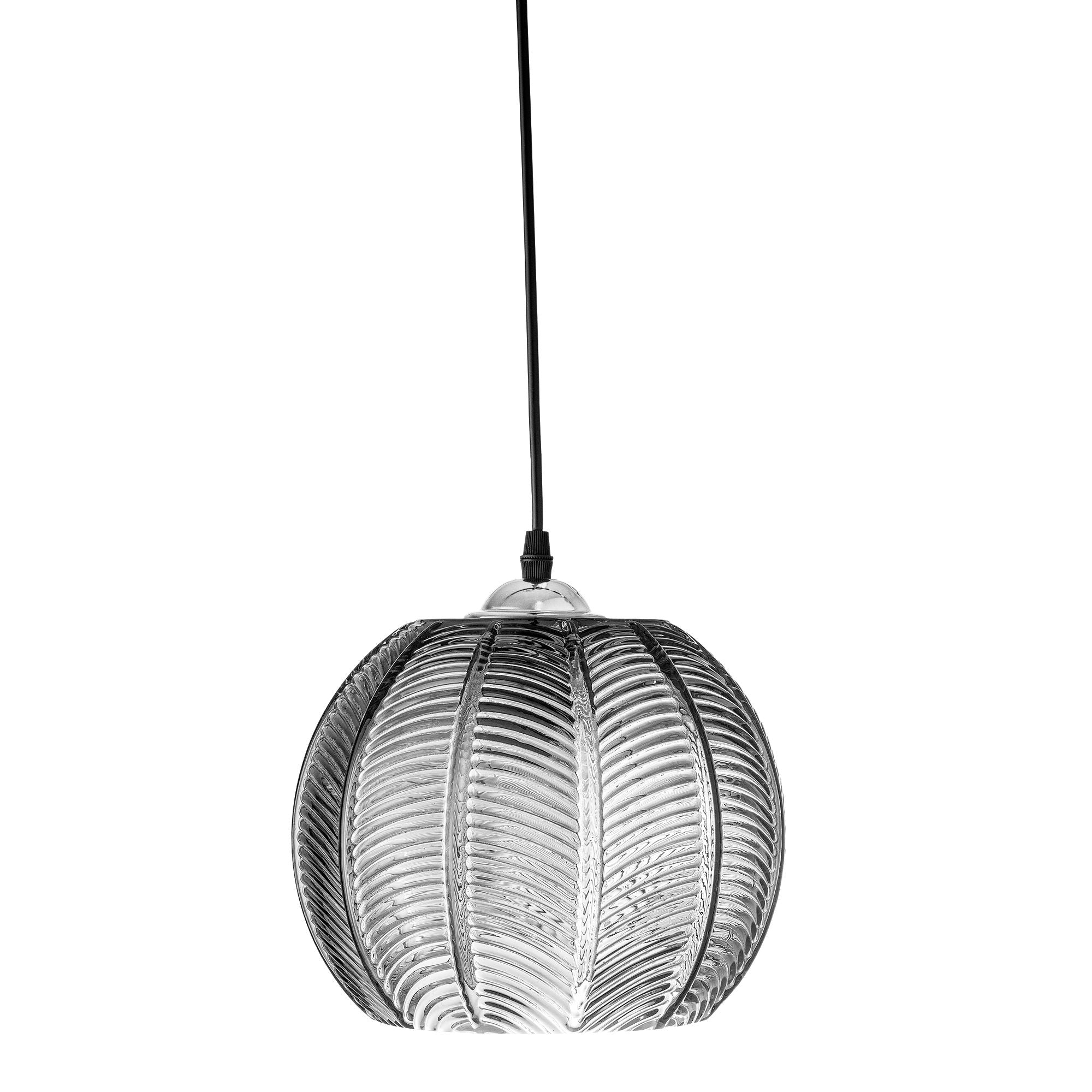 Bloomingville Adar pendant, gray, glass
