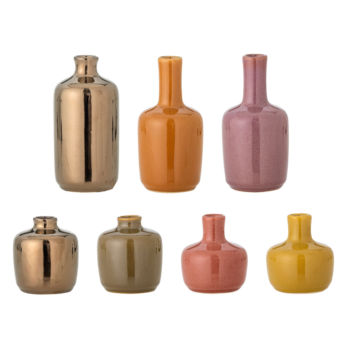 Bloomingville Maien Vase, Brown, Stoneware