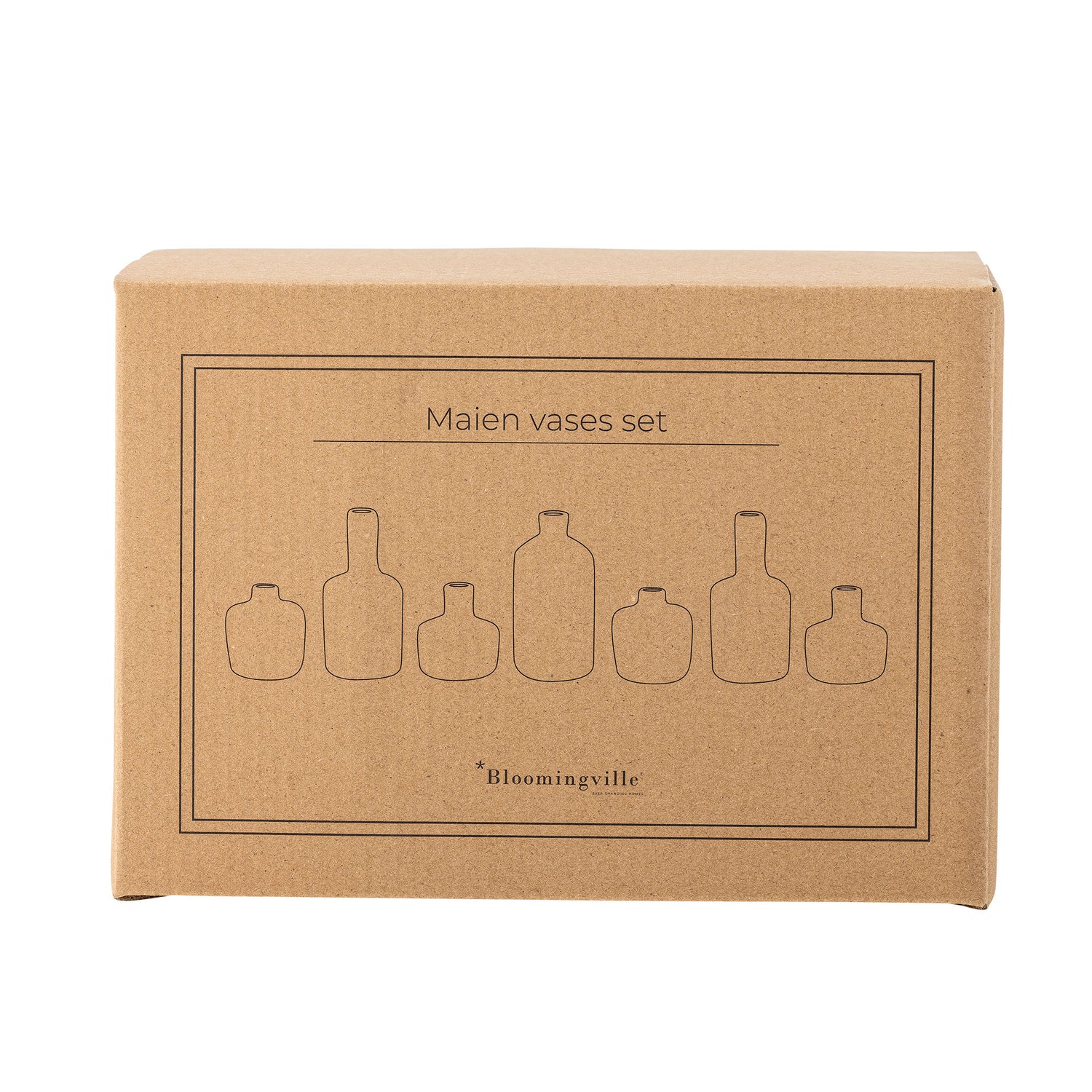 Bloomingville Maien Vase, Brown, Stoneware