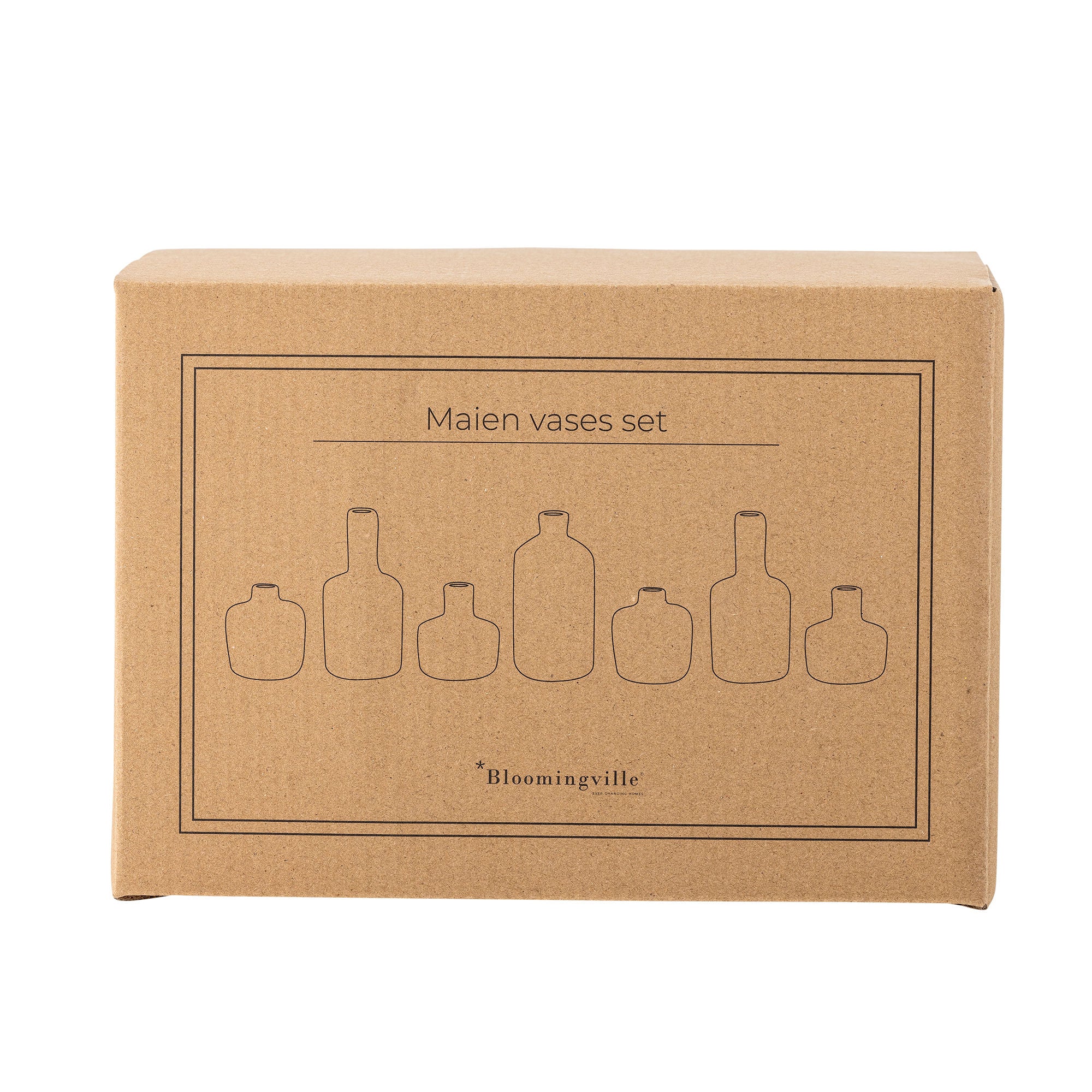 Bloomingville Maien Vase, Brown, Stoneware