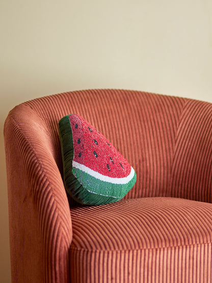 Bloomingville Beda Cushion, Red, Cotton