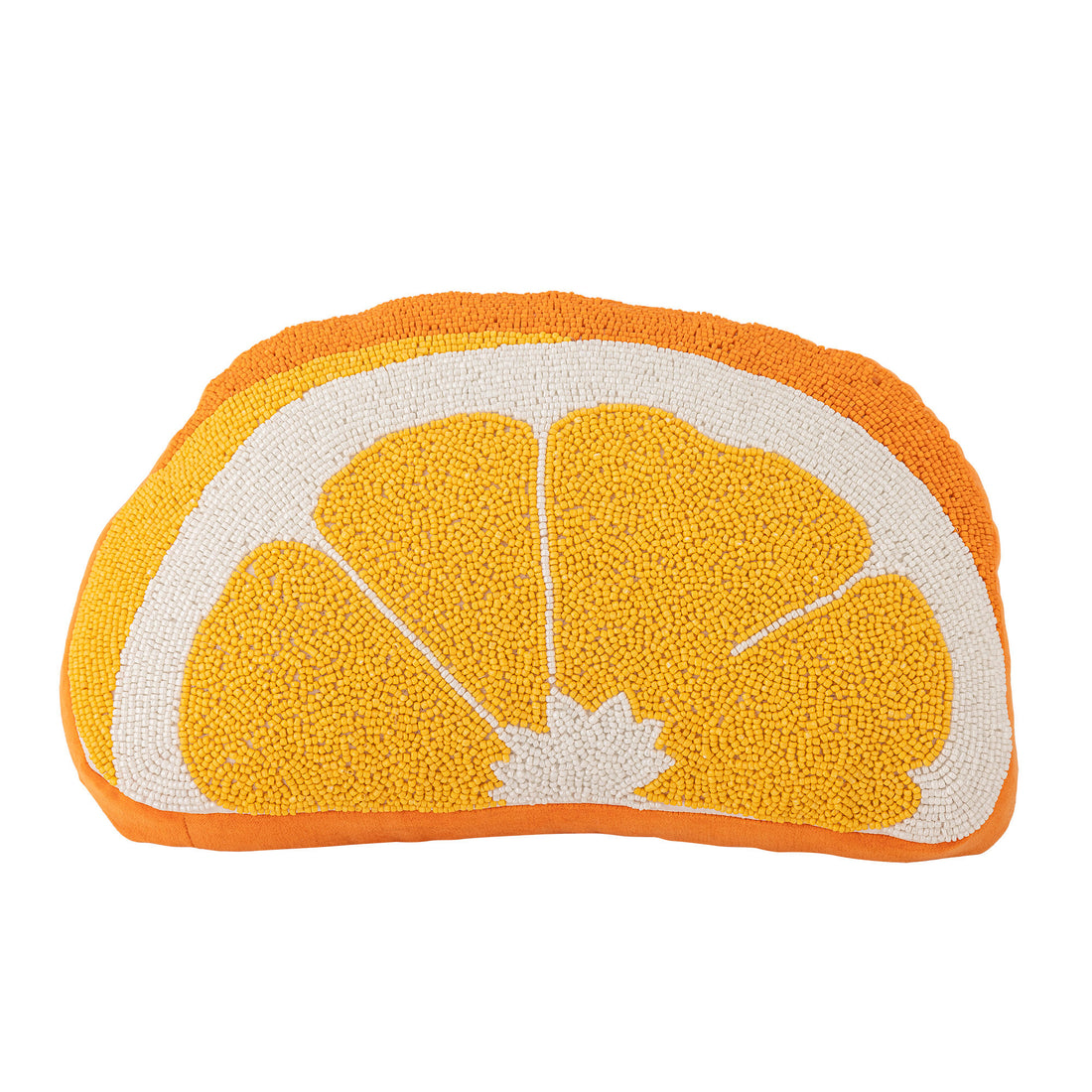 Bloomingville Navelina pillow, yellow, cotton
