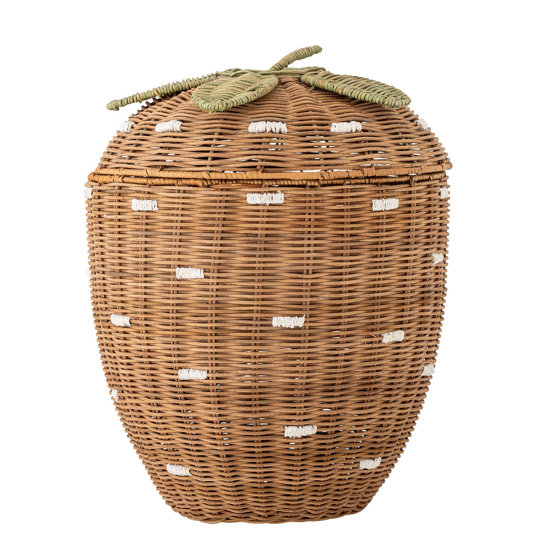 Bloomingville Mini Pelino Basket w/lid, brown, rattan