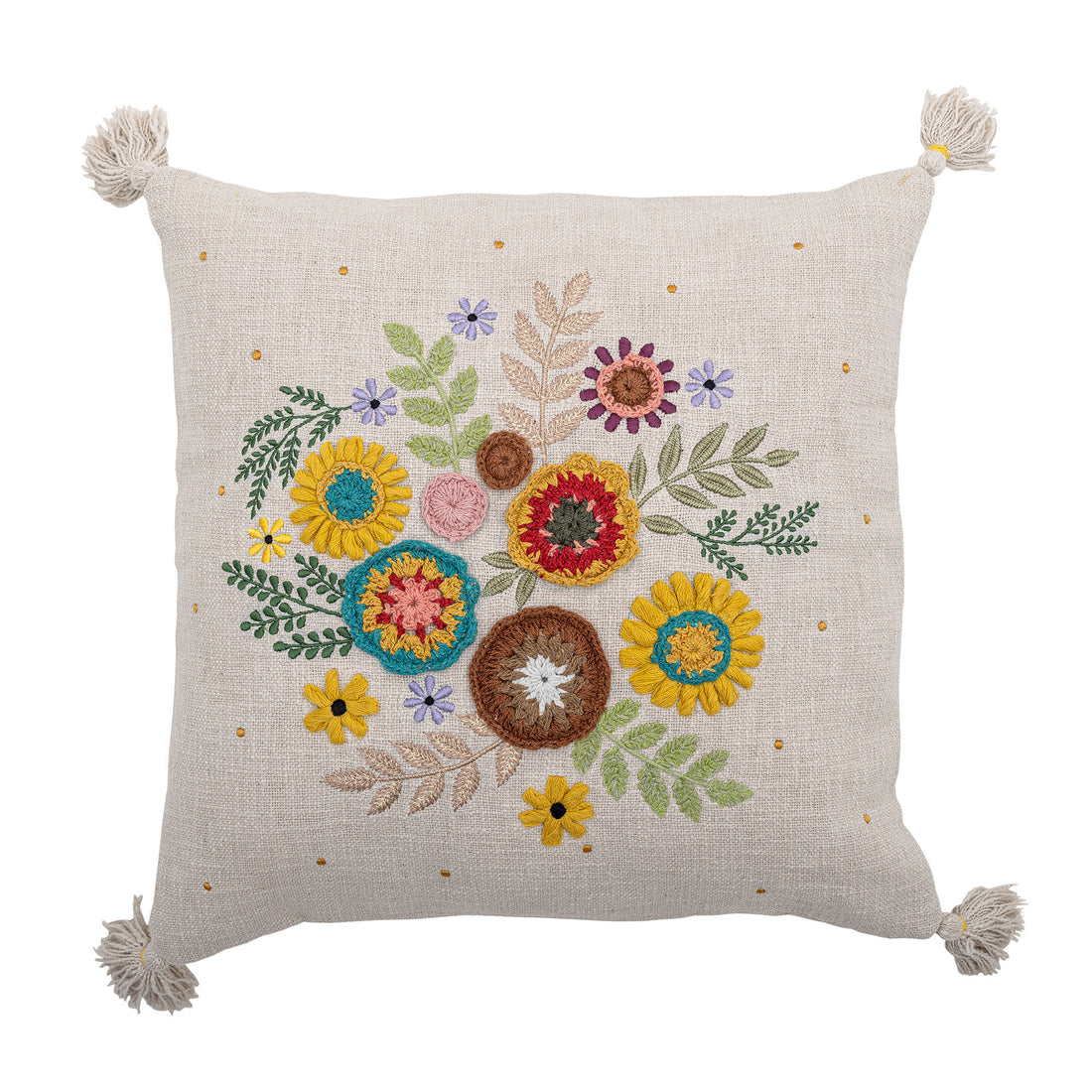 Creative Collection Pico Cushion, Nature, Cotton