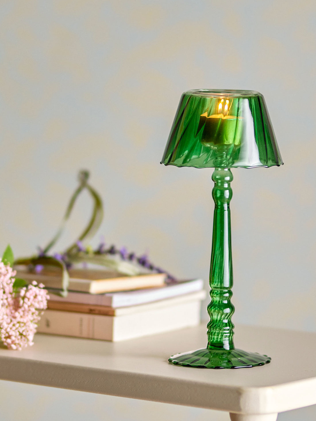 Bloomingville Cisco Lighthouse Stage, Green, Glass