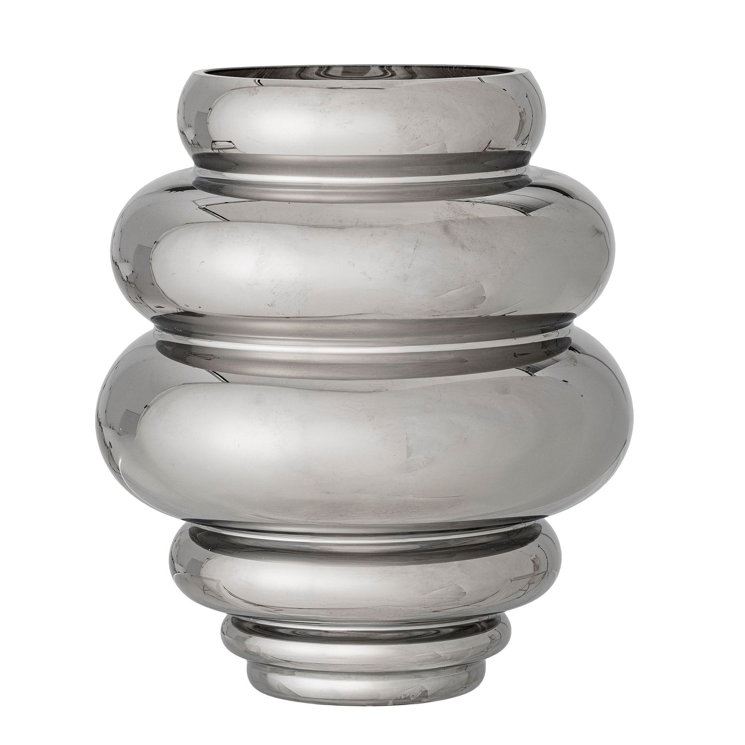 Bloomingville Zorya Vase, Silver, Glass