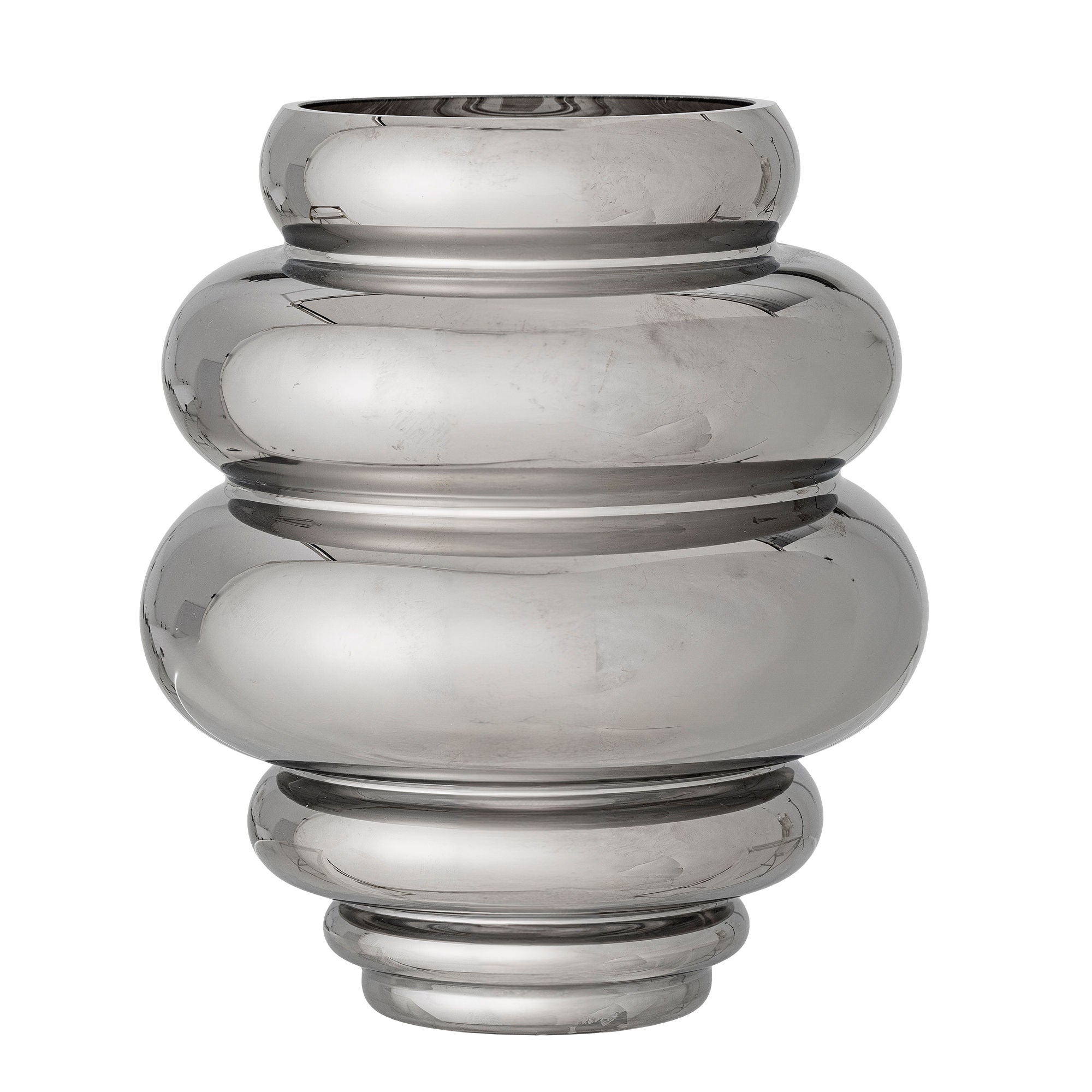 Bloomingville Zorya Vase, Silver, Glass