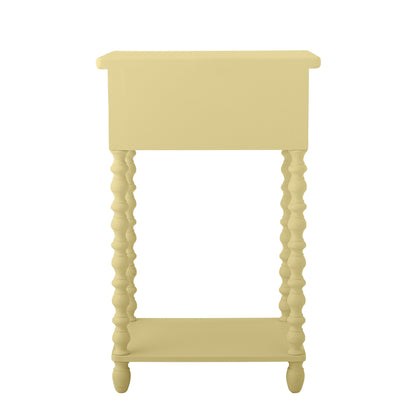 Bloomingville Salino side table, yellow, guy