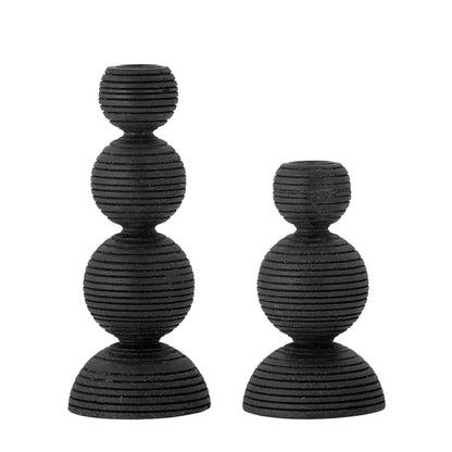 Bloomingville Kipp Candlestick, Black, Guy