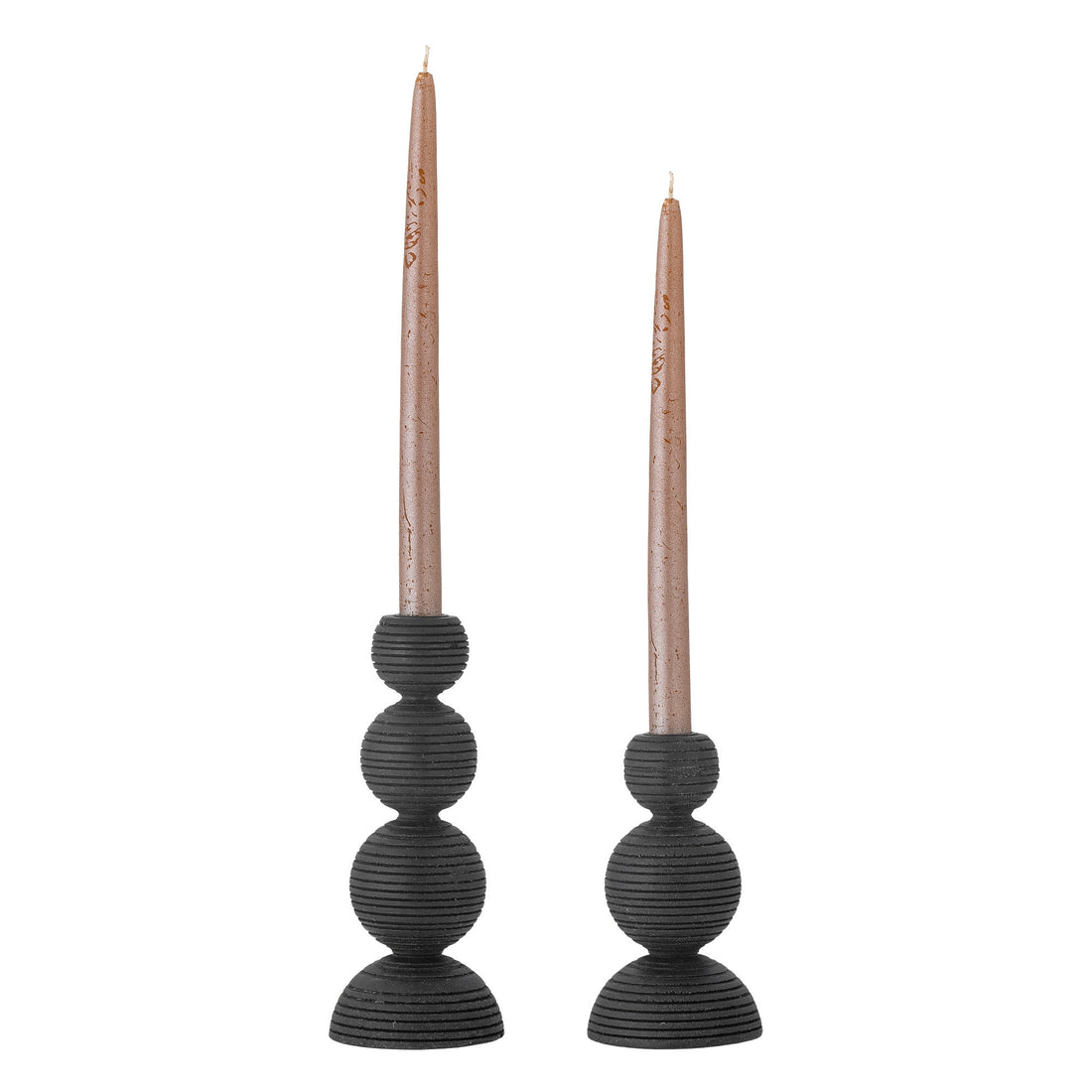 Bloomingville Kipp Candlestick, Black, Guy