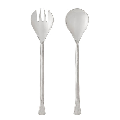 Bloomingville kinnie salad set, silver, stainless steel