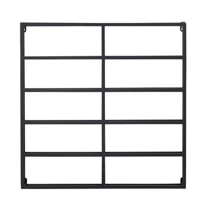 Bloomingville Magne wine rack, black, metal