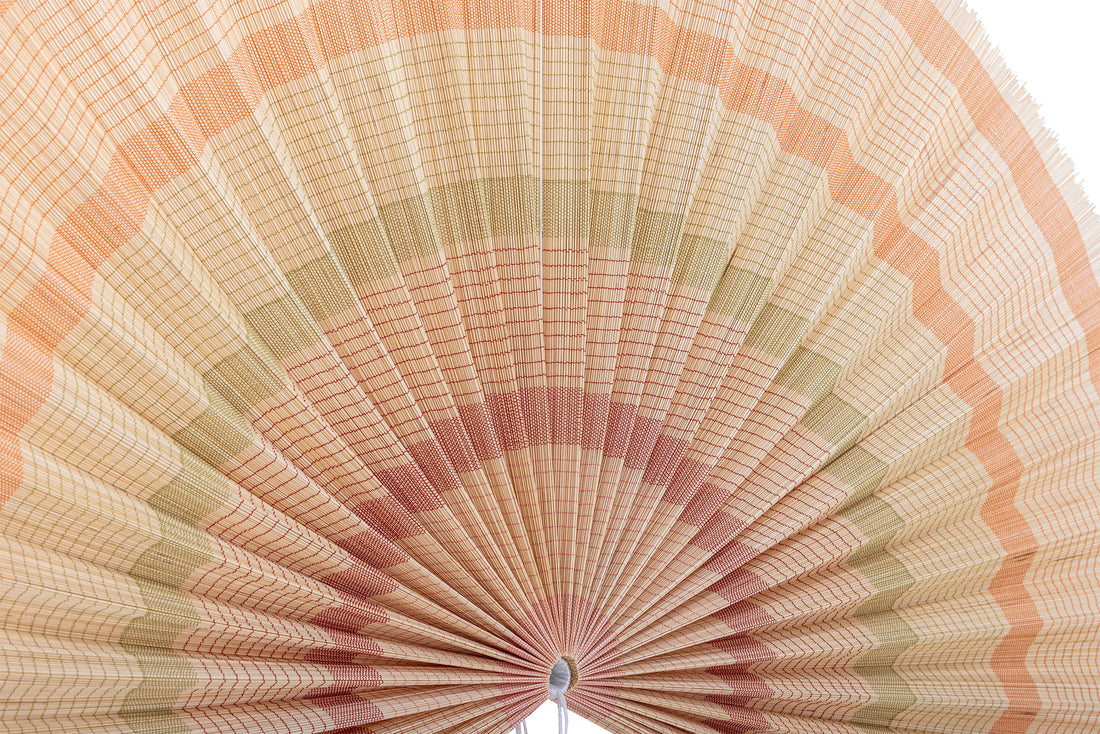 Bloomingville Jaime wall decoration, yellow, bamboo