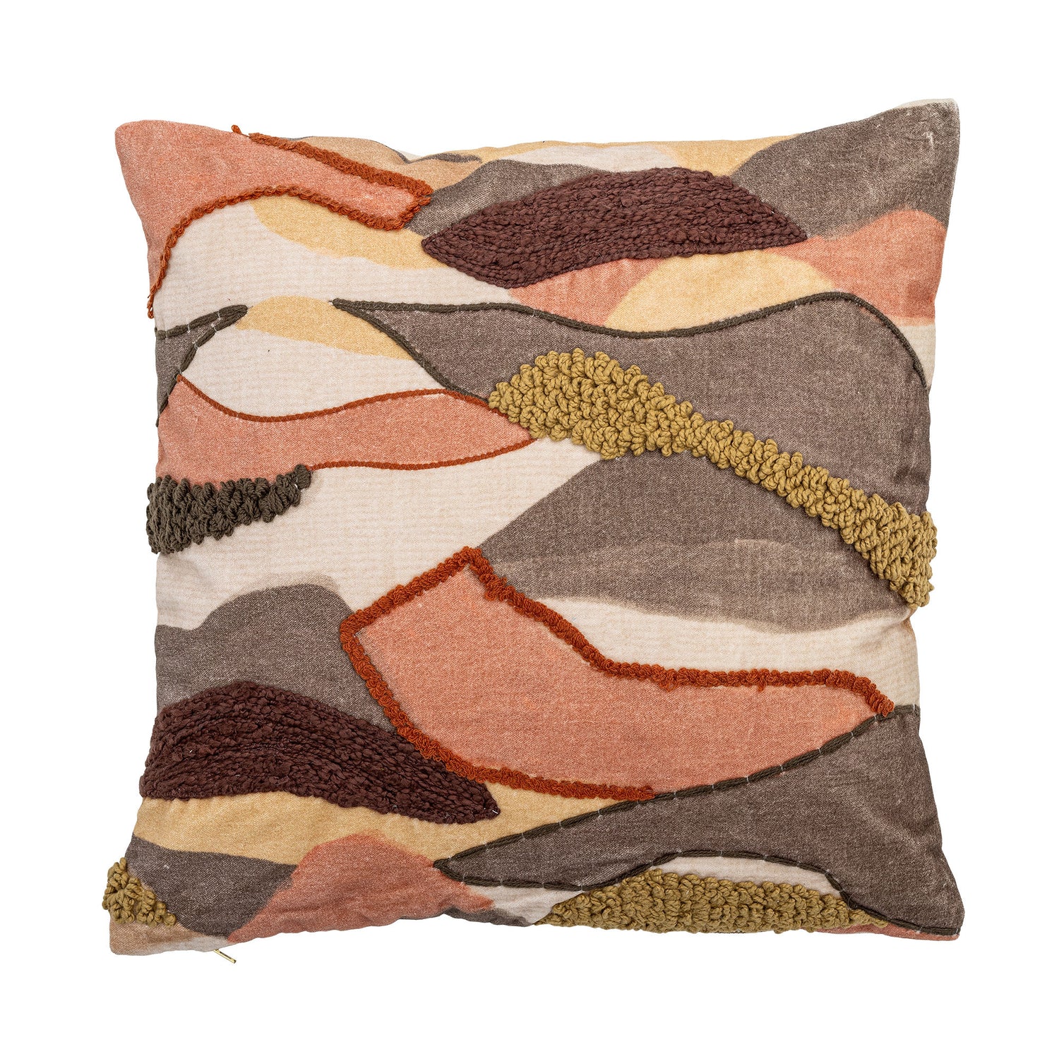Bloomingville Carmagnola Cushion, Brown, Cotton