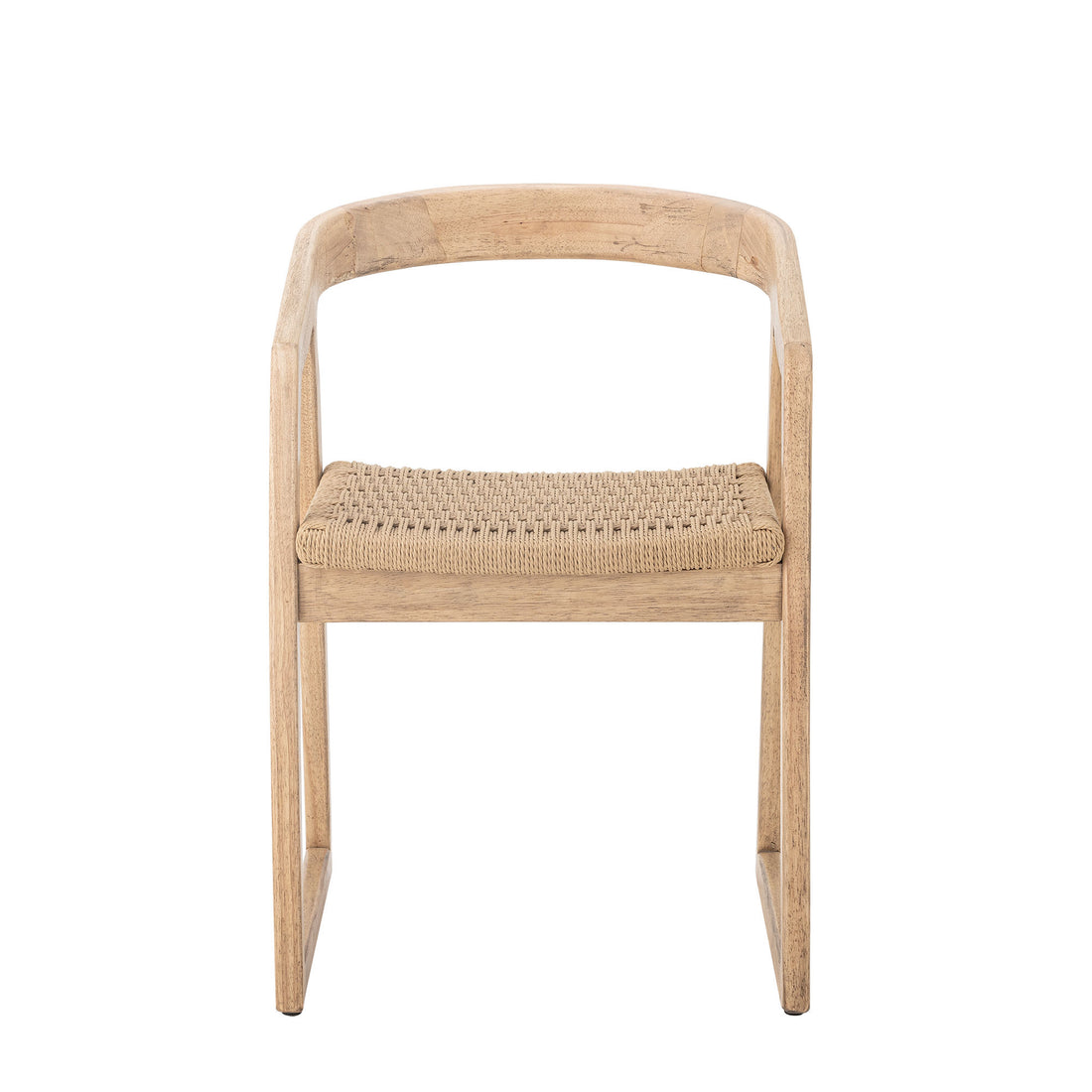 Creative Collection Serrone Dining Chair, Nature, Rubber Wood