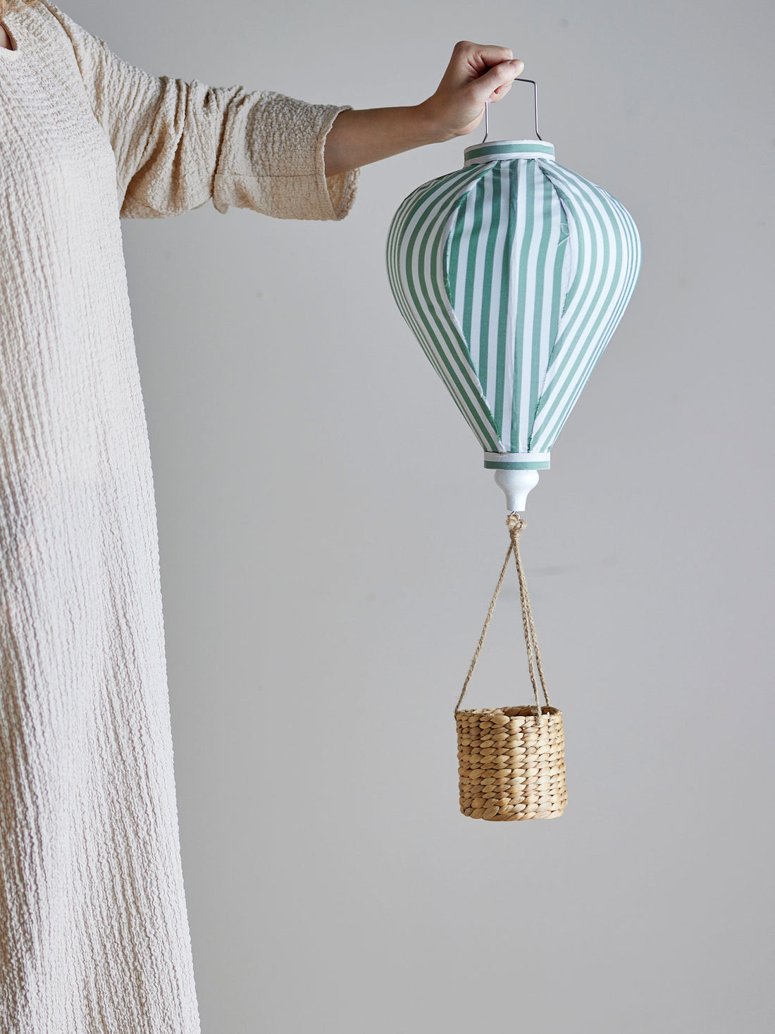 Bloomingville Mini Pomp turmoil, green, polyester