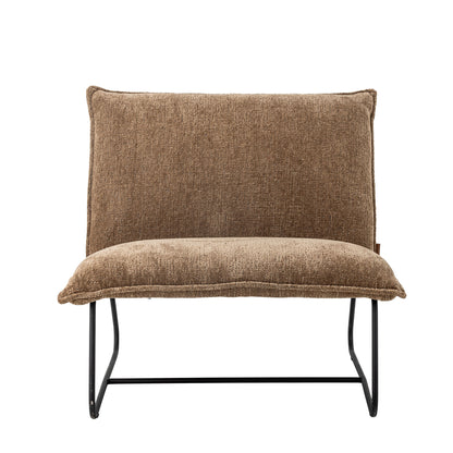 Bloomingville Cape Lounge chair, brown, recycled polyester