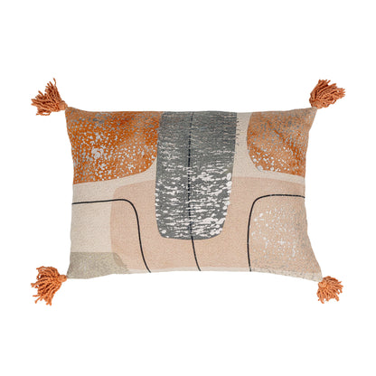 Bloomingville Lanzo Cushion, Orange, Cotton