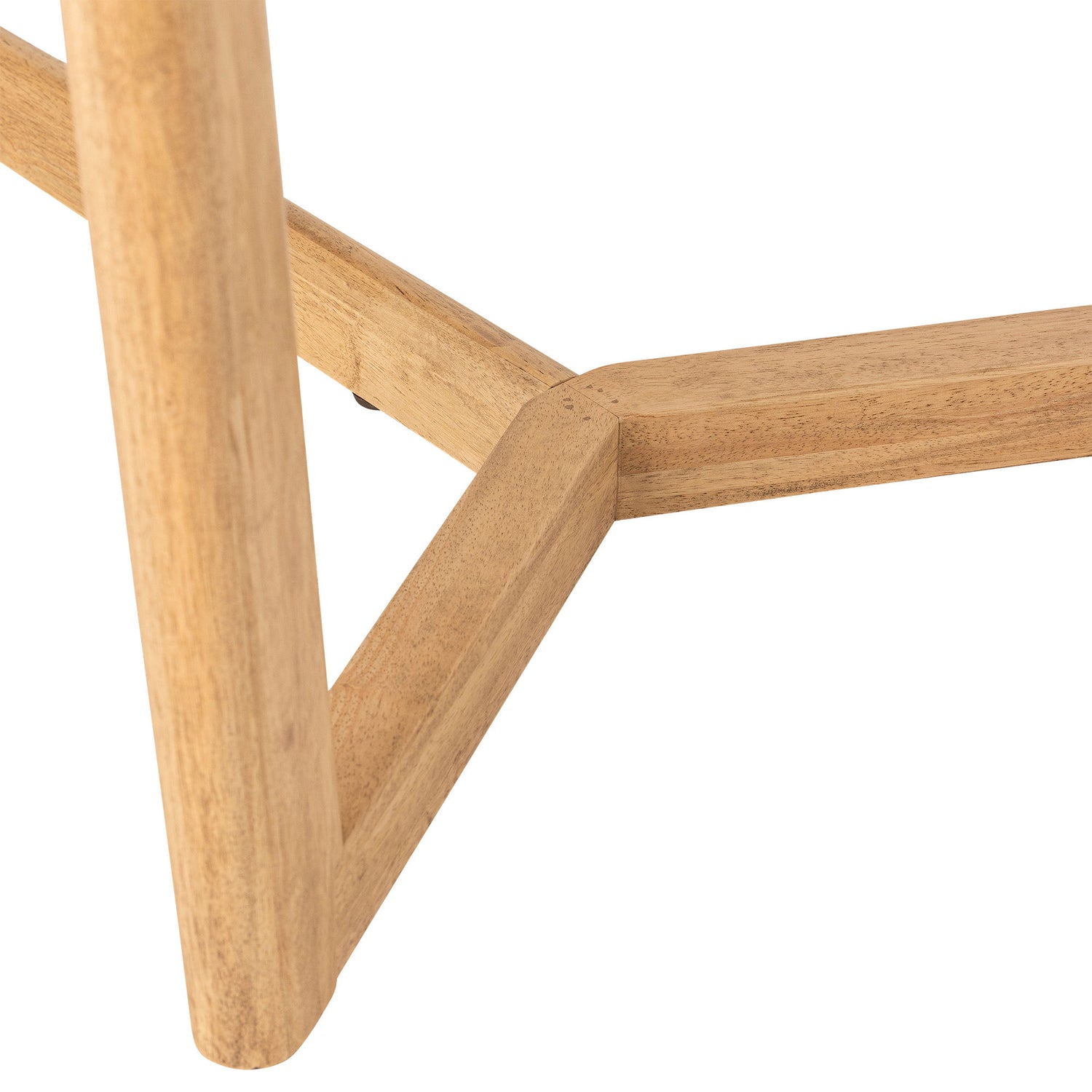 Creative Collection Serrone Dining Table, Nature, Rubber Wood