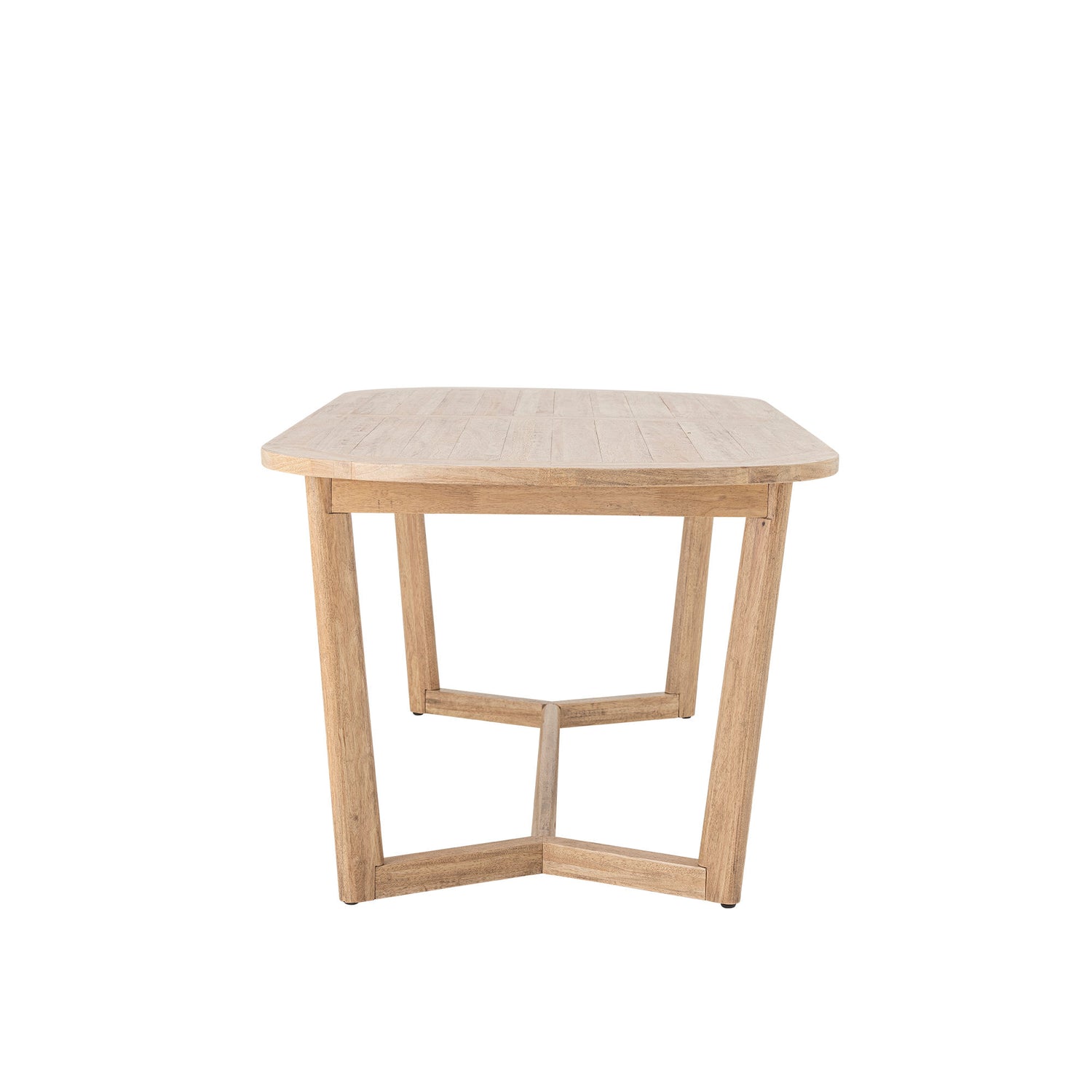 Creative Collection Serrone Dining Table, Nature, Rubber Wood