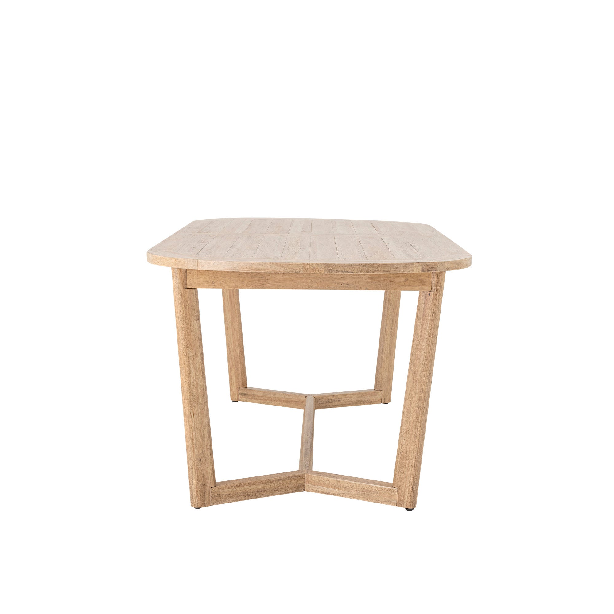 Creative Collection Serrone Dining Table, Nature, Rubber Wood